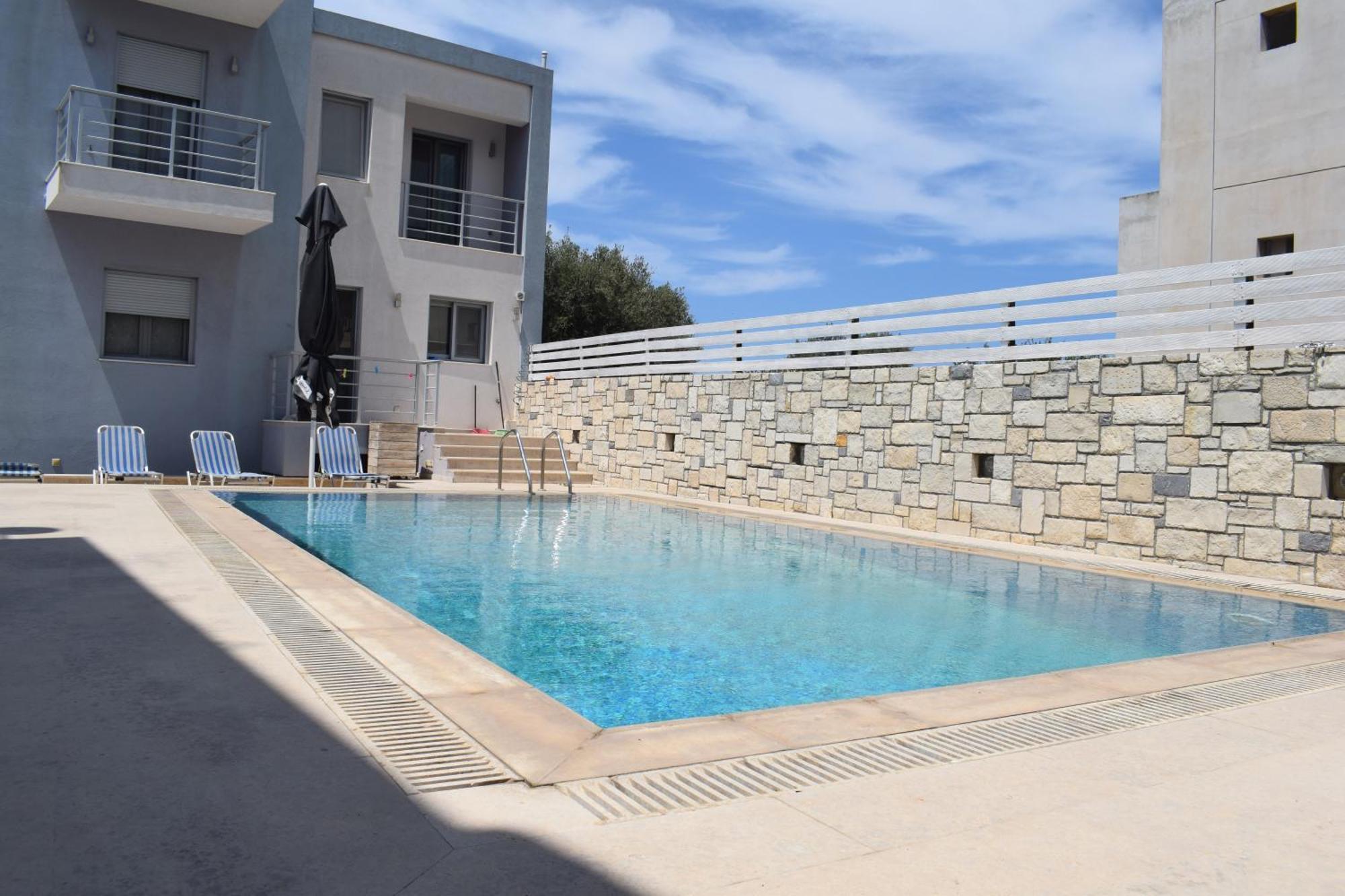 Aquarock Villa With Private Pool Prassas Екстер'єр фото