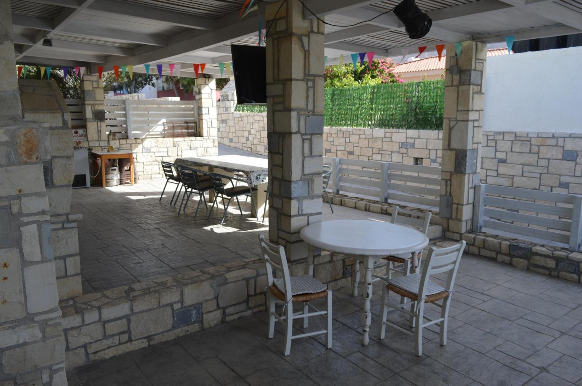 Aquarock Villa With Private Pool Prassas Екстер'єр фото