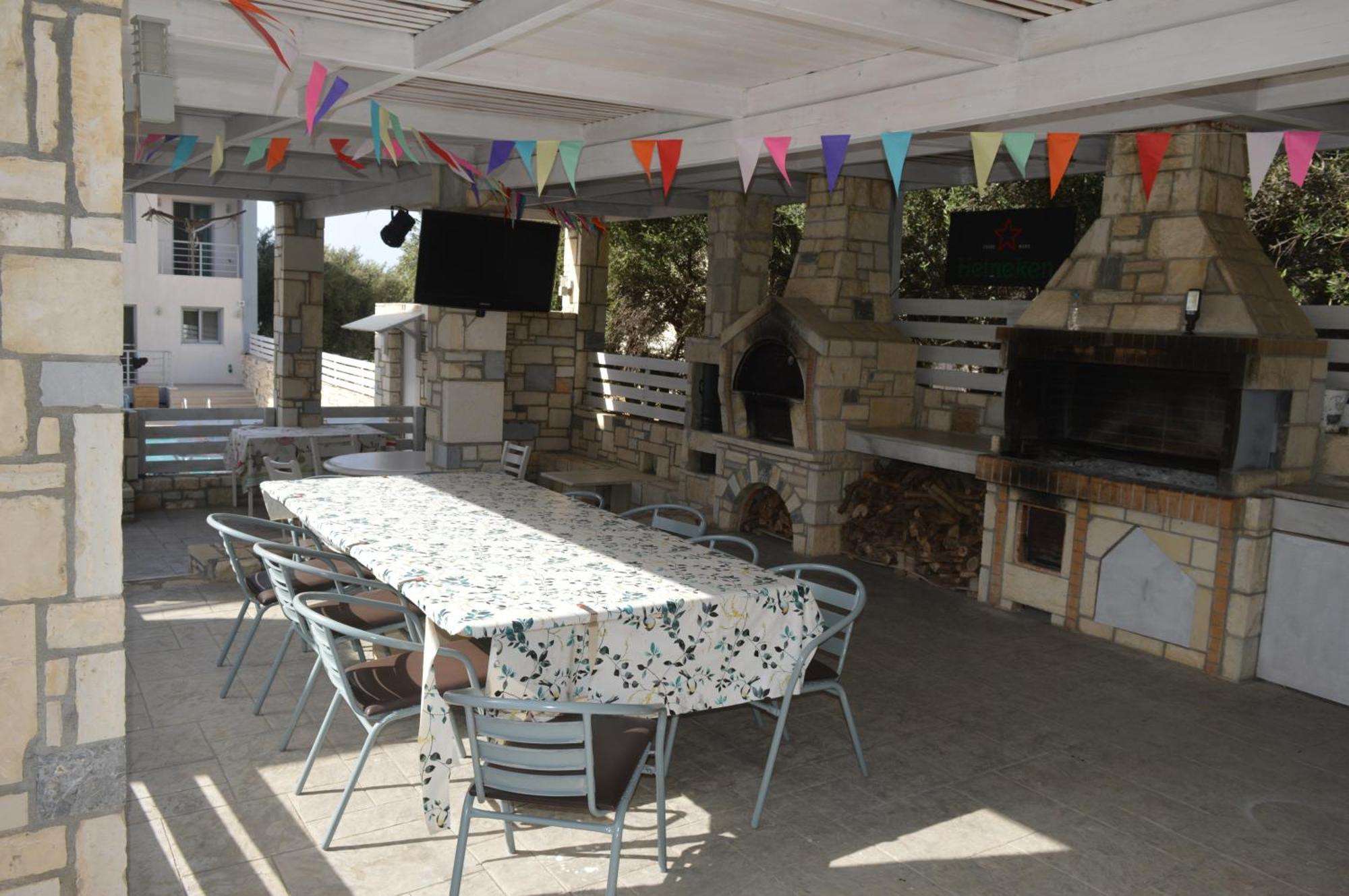 Aquarock Villa With Private Pool Prassas Екстер'єр фото